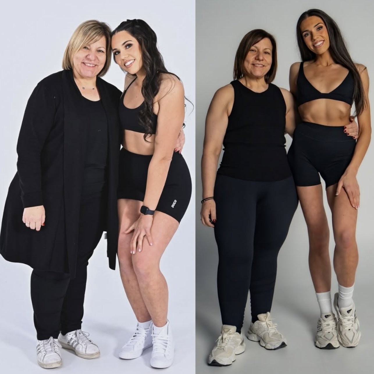 Laura and Emily, two years of consistent training together